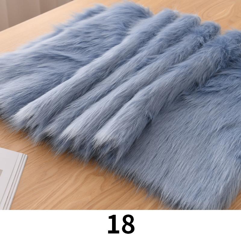 100*170cm Imitation Fox Fur Fabric 5cm Long Artificial Fur Plush Fabric For Diy Carpet Jewelry Phone Counter Cover Photo Props