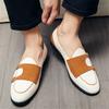 Trend Nieuwe Witte Groene Canvas Monk Strap Rijschoenen Voor Mannen Formeel Avond Bruiloft Kantoor Schoenen Sapato Social Masculino