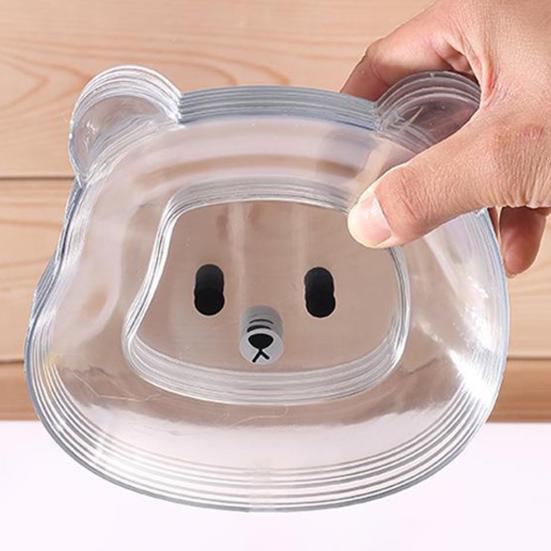 Sauce Dish Useful Stackable Reasonable Capacity Bear Shape Snack Dining Plate Household Supplies