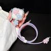 Summer Flower Is Suitable for Apple 40w Charging Head Protective Cover Is Suitable for 17promax Data Cable iPhone16 15