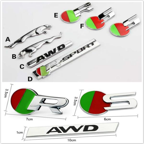 

Car Front Rear Trunk Fender Badge Emblem Sticker for J1agu2ar XF XFL XJ XJL XK S-TYPE X-TYPE S R sport