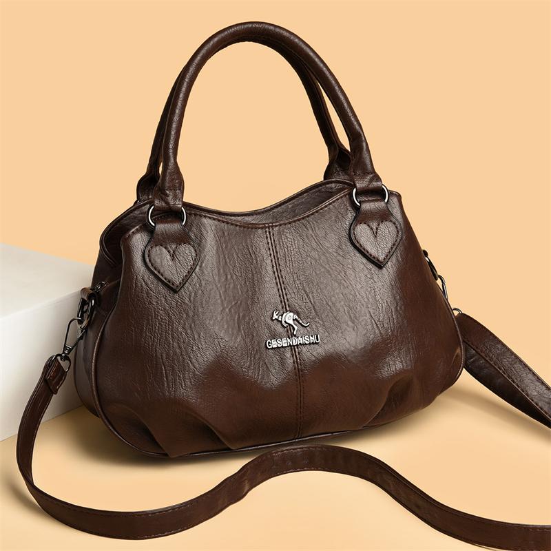 Women's Bag Middle-aged Mother's Handbag Vintage Large Capacity Shoulder Crossbody Bag