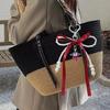 Sweet Ribbon Bowknot Pearls Keychain Charm Fashionable Key Accessory Cuteness Bag Charm Suitable for Keys and Bags