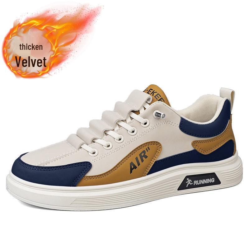 

Мужские цветные высокие слипоны - Теплые с вельветовой подкладкой Повседневные зимние модные туфли 41