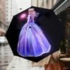 Enchanted Fairy Princess Umbrella: Automatic Opening & Closing, Outdoor Protection, Lightweight & Durable Travel Accessory