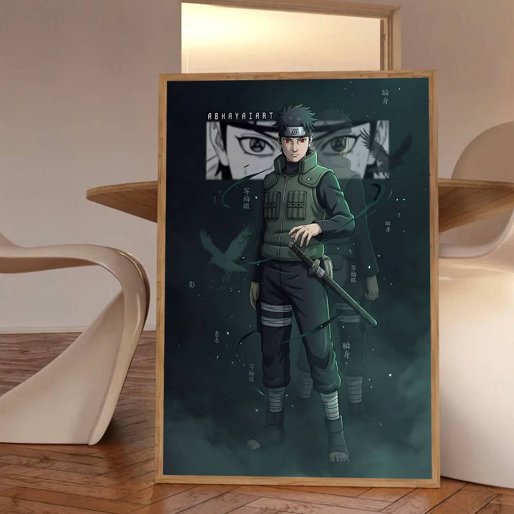 Anime Character Uchiha Shisui N-Naruto Posters HD Print Vintage Wall Art Decor for Home Study Room