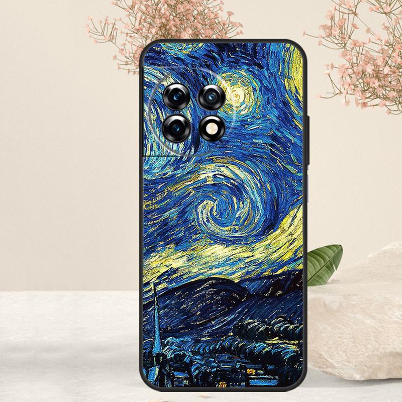 Starry Night Klimt Kiss Case For OnePlus 15 13 12 11 13T 13R 12R 15R 10T 8T 10 Pro Nord 5 CE 4 3 2 Lite N20 N30 Cover