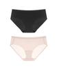 Peolliswel [2Pack] Free-Cut Modal Shellon Daily Triangle Panties