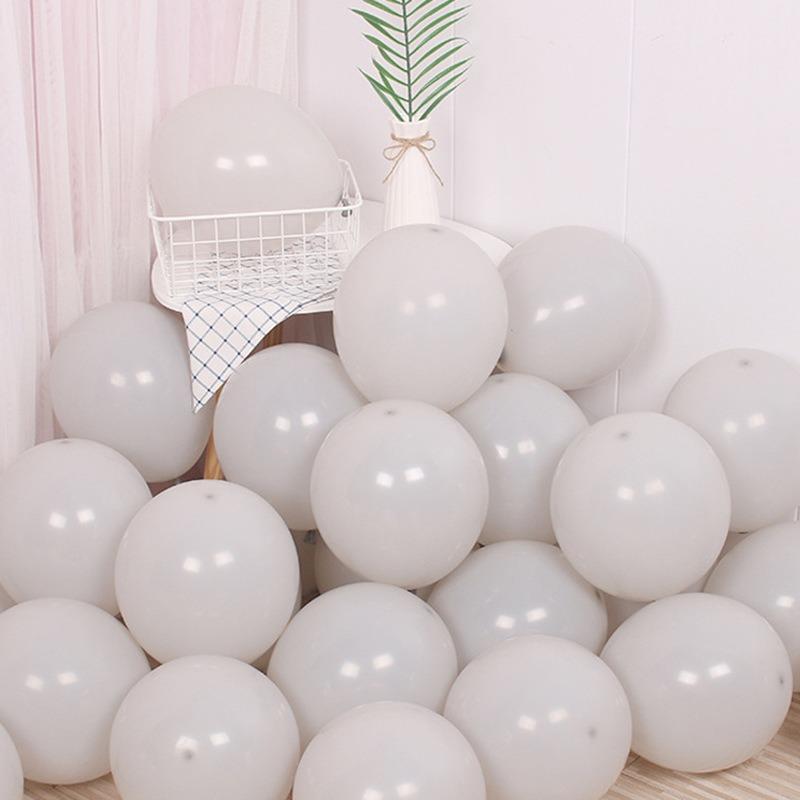 Macaron Balloons, 5-inch and 10-inch Round Thickened Latex Balloons, Wedding Party Supplies, Birthday and Wedding Decorations