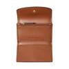 MICHAEL KORS Lyra Logo Coated Canvas Leatherette Wallet Extra Small Men's Dark Brown