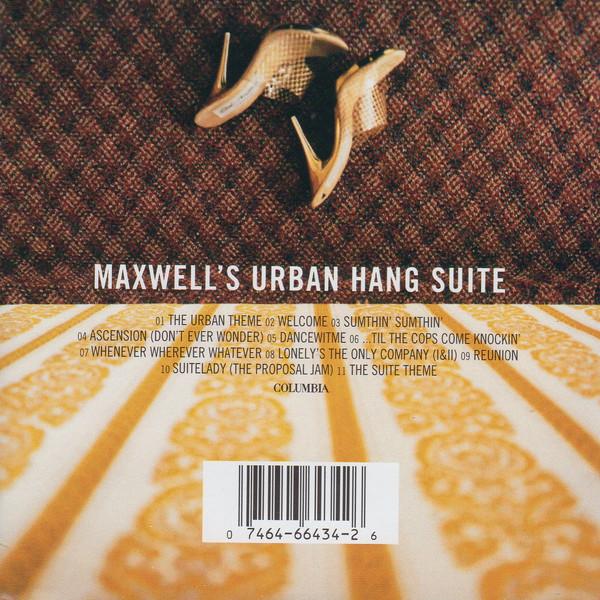 

CD MAXWELL - Maxwell s Urban Hang Suite CK66434 Columbia 1996 US Soul/Funk Used