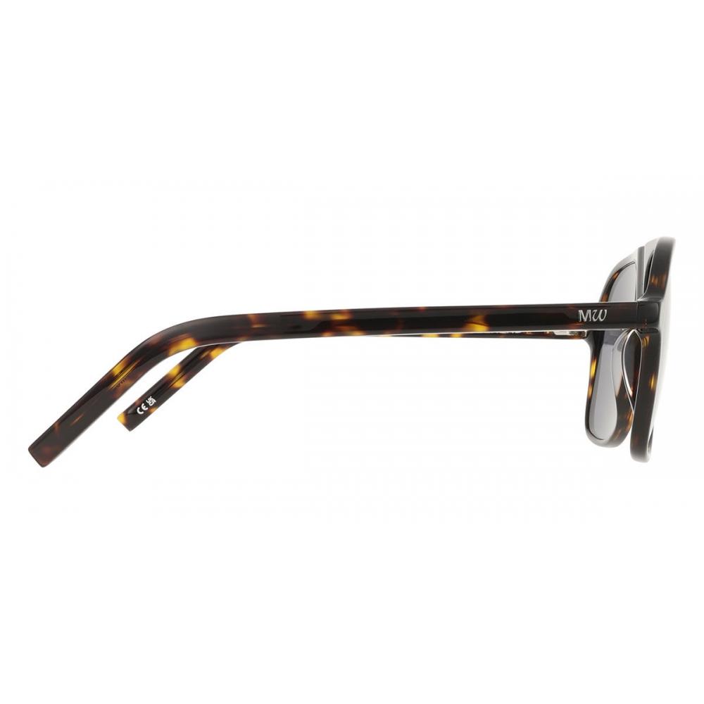Messy Weekend Sumi Dark Havana Deep Grey Unisex Sunglasses