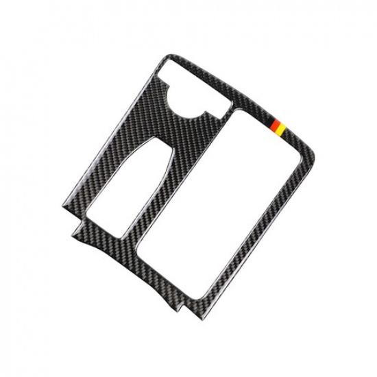 Auto Carbon Fiber Media Console Panel Trim For Mercedes-Benz C Class W204 07-13