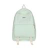 Compact Solid Color Polyester Backpack for Students High Capacity Travel Laptop Bag School Rucksack