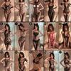 Erotic Underwear Women's Elegant Temptation Erotic Onesie Open Crotch Tights Stockings