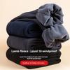 Winter Men'S Fleece-Lined Thickened Sweatpants Windproof Pants Warm Cotton Pants Casual Pants Sports Pants Men'S Pants