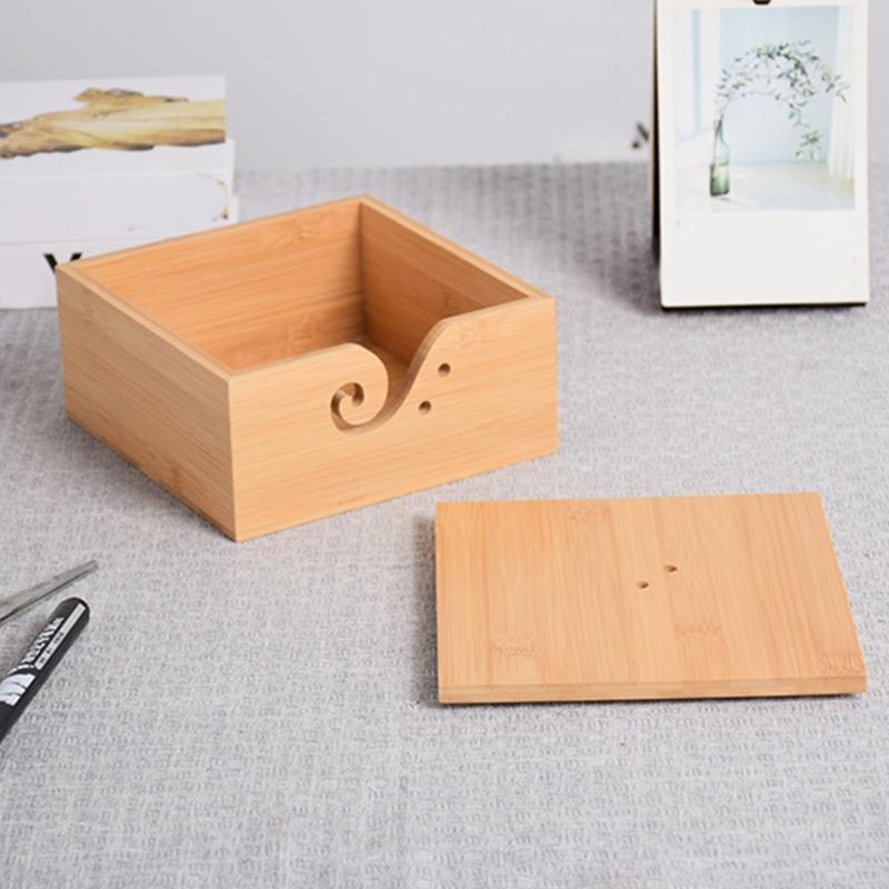 Square Knitting Bowl Crocheting Bowl Wool Holder Knitting Bowl Holder Wool Storage Bowl Knitting Accessories for Daily