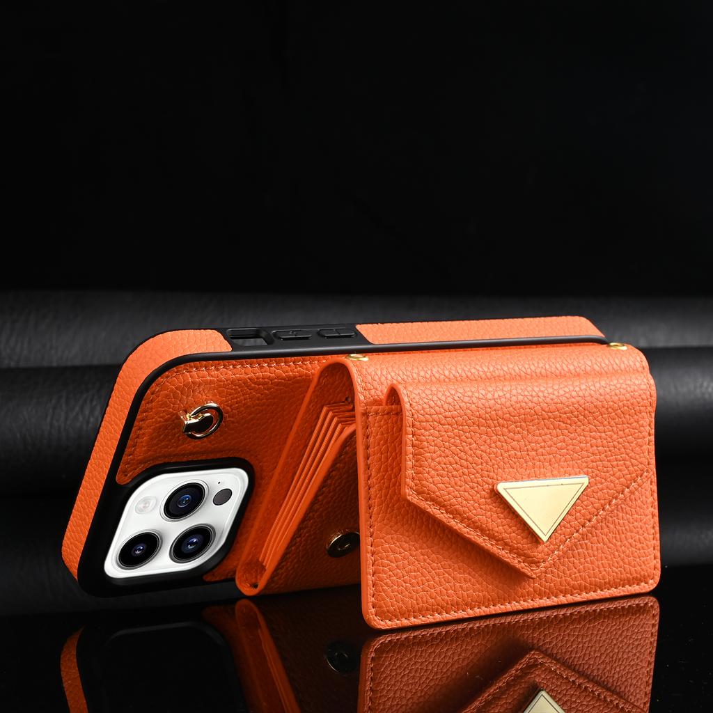 Multi Cards Solt Wallet Leather Crossbody Case For Iphone 15 PRO MAX 14 13 12 XR XS X 7 8 Plus SE 2022 Long Lanyard Bag Cover