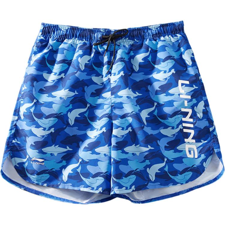 

Li Ning Professional Quick-Dry Five-Point Swim Shorts Мужские купальные костюмы Синий LSKV309-1 L