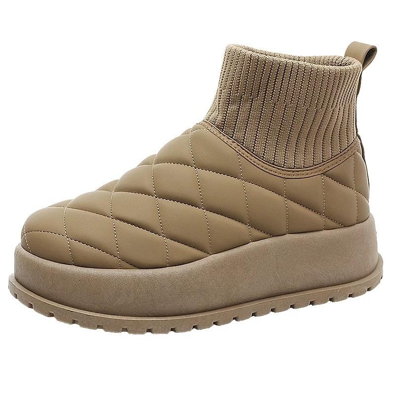 Snow boots women's new winter velvet thickened Martin boots women's shoes short boots versatile student cotton shoes
