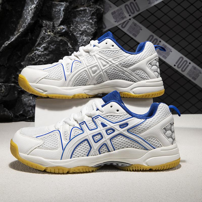 New badminton shoes men's shoes professional competition tennis sports shoes breathable non-slip beef tendon sole volleyball table tennis shoes