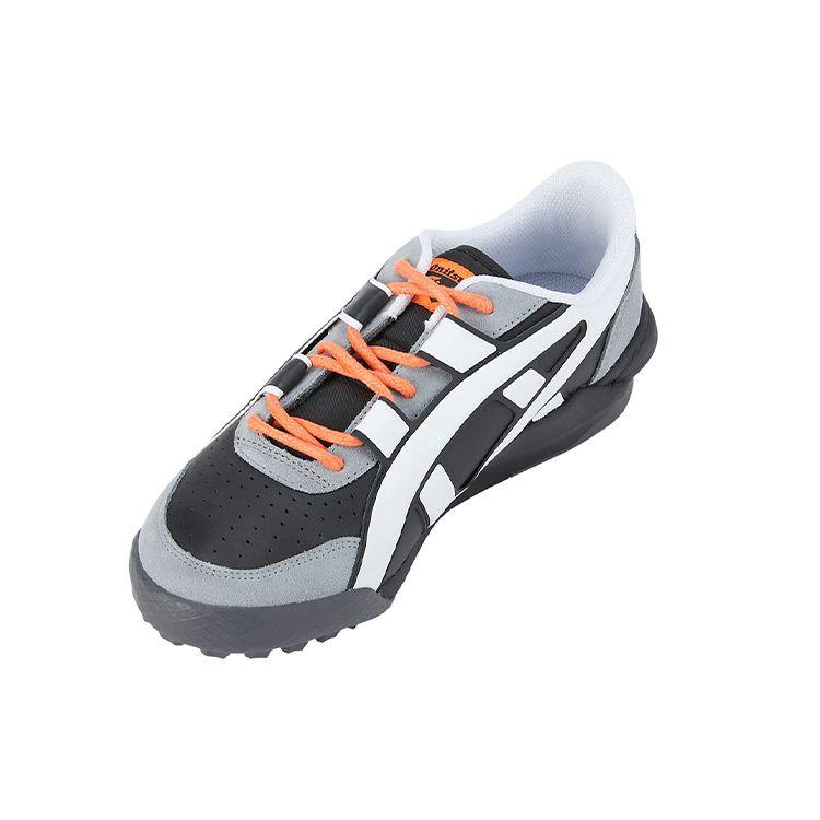 Onitsuka Tiger Unisex Big Logo Trainer Black White Orange 1183A419-001