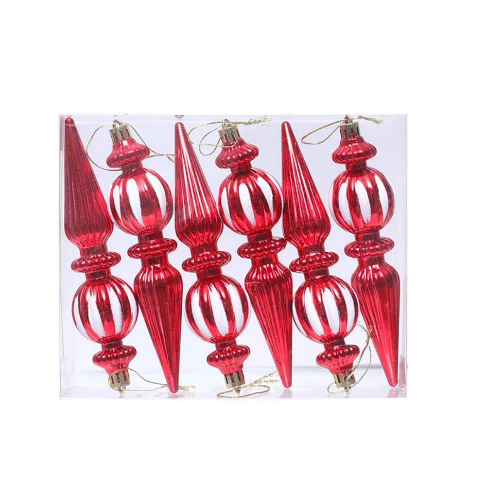 Lollipop Ornament Easy To Hang Christmas Ball Ornaments Holiday Hanging Decor Unique Candy Cane Pendant For New Year Celebration
