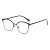 Fashion Metal-Frame Plain Glasses Women's INS Style High-Definition Blue-Light-Blocking Glasses Men's Goggles Eye Protection