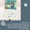 Seasonal Fishing Lure Advents Calendar Christmas Countdowns Fishing Tackle Box with 24 Assorted Baits for Celebration