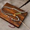 Tibetan Handmade Bull Pendant Necklace with Sweater Chain
