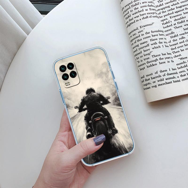 RA18 Motorcycle Racing Transparent Phone Case for Motorola Moto Edge 20 30 40 50 S30 Fusion Ultra Pro Neo Lite + G200 G23