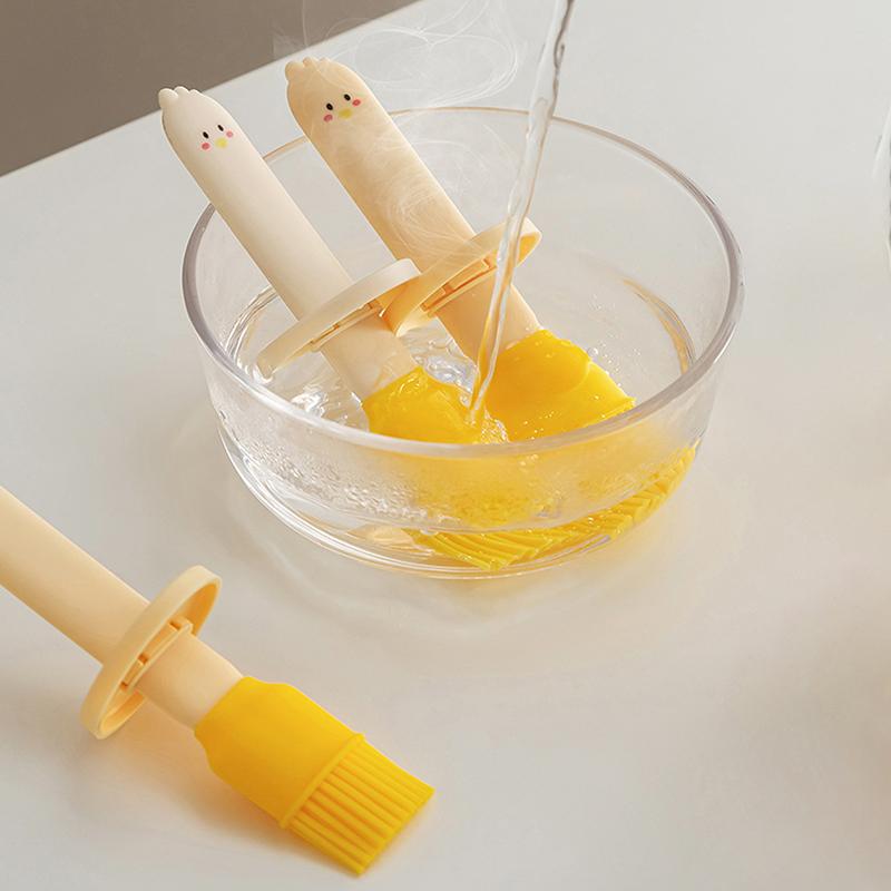 Silikonborste Oljeflaska Matlagning Grill Kök Kryddflaska Set Oljepensel Grillpensel Värmebeständig Grillpensel Utomhus Grillverktyg