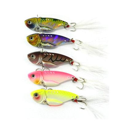 11g/5.5cm Metal Lure 5Colors VIB Bait Fishing Spoon Sinking Wobbler Tackle