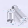 Furniture Legs Stainless 2inch Diameter, 2pcs Pack, With No-skip Rubber Base