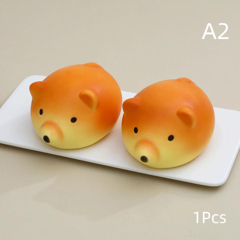 1Pcs Cat And Dog Animal Bread Slow Rising Big Thick Bread Slow Rebound Squeeze Toy Anti Stress Release Hand Relax Toy