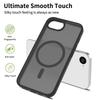 Ultra-Thin MagSafe Compatible Case for iPhone 16e 16 Pro Max XR 11 13 14 12 Pro - TPU/PC Silky Smooth Touch Wireless Charging Shockproof Cover