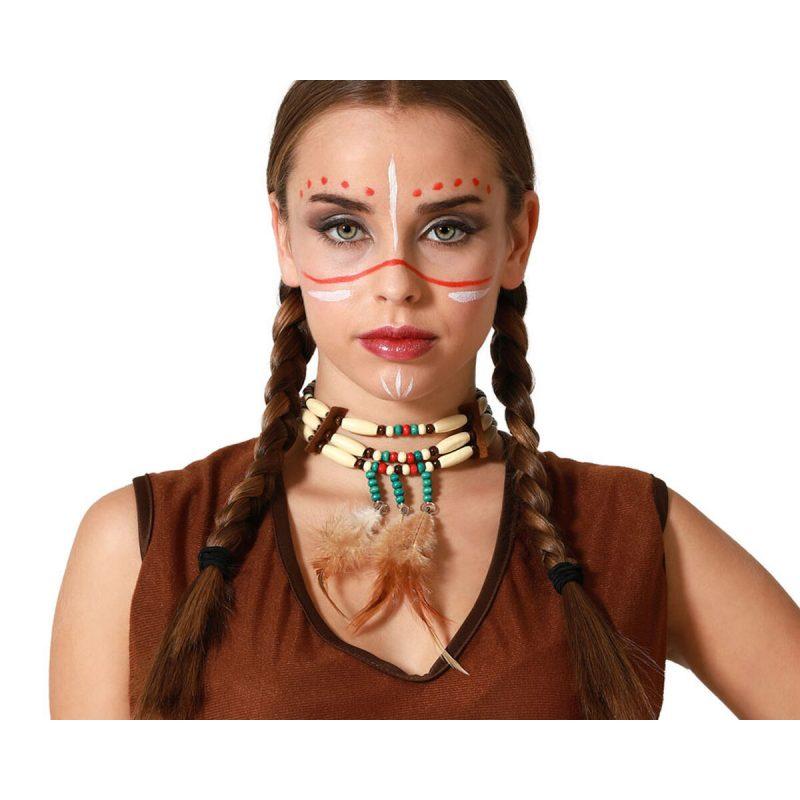 BB Carnival-Necklace Multicolor American Indian Costume Accessory