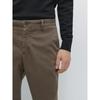 Masimodutti Slim Fit Micro Textured Pants