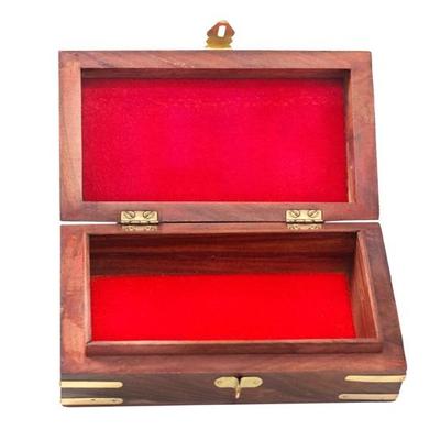 Sheesham Wooden Storage Box 15cm Carved Jewelry Box Decorative Gift Box