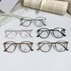 Retro Influencer-Style Anti-Blue Light Glasses for Round Face