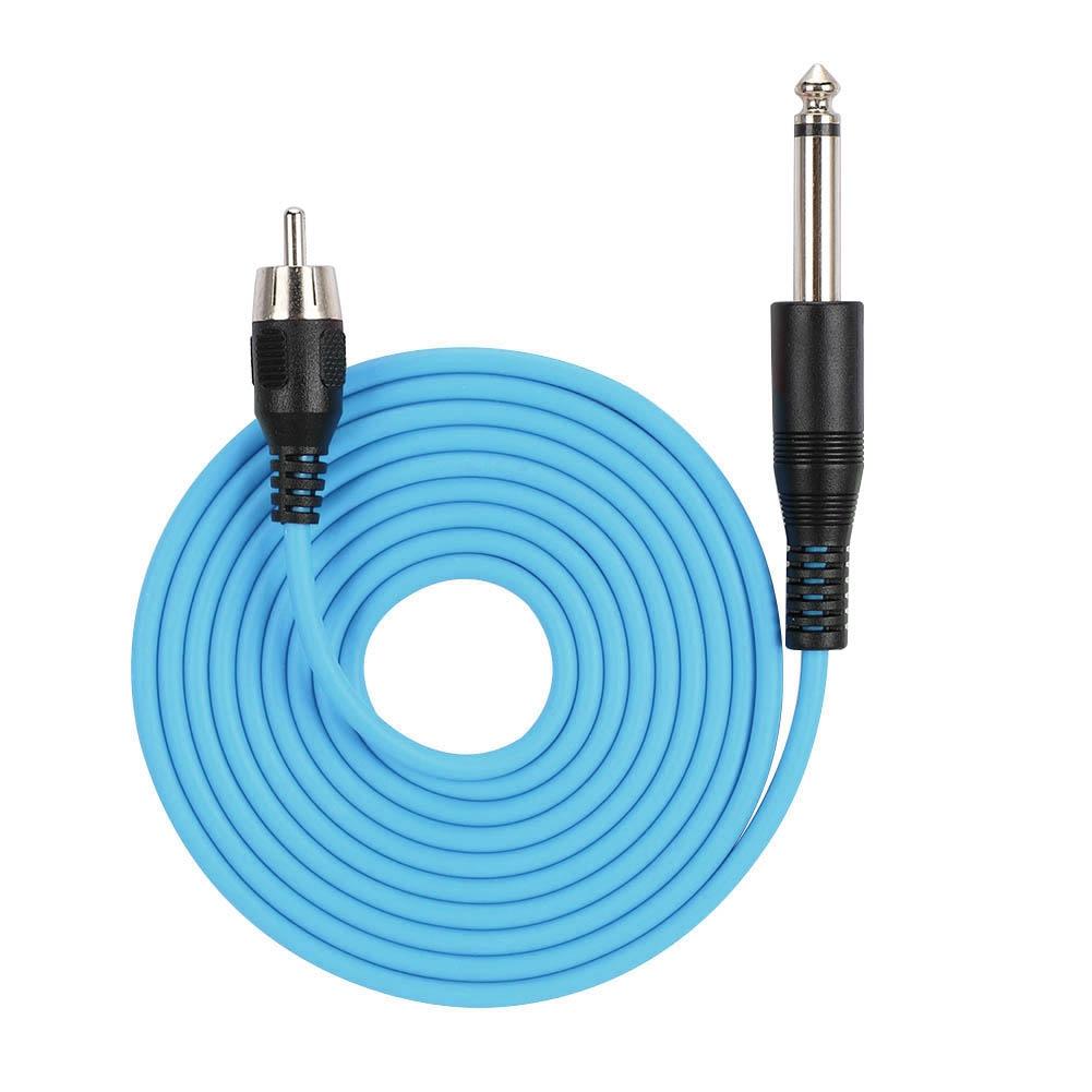 

Силиконовый крючок-линия для тату-машинки с прямым RCA-интерфейсом, аксессуар для блока питания (синий)