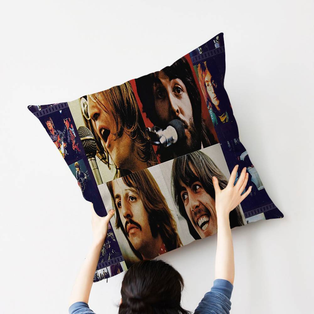 Band The-B-Beatles Cushion Cover Decorative Pillow Sofa Home Decor Case Pillow Cases