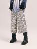 Akesi Double Knee Ripstop Camo Bermuda Pants - Cream