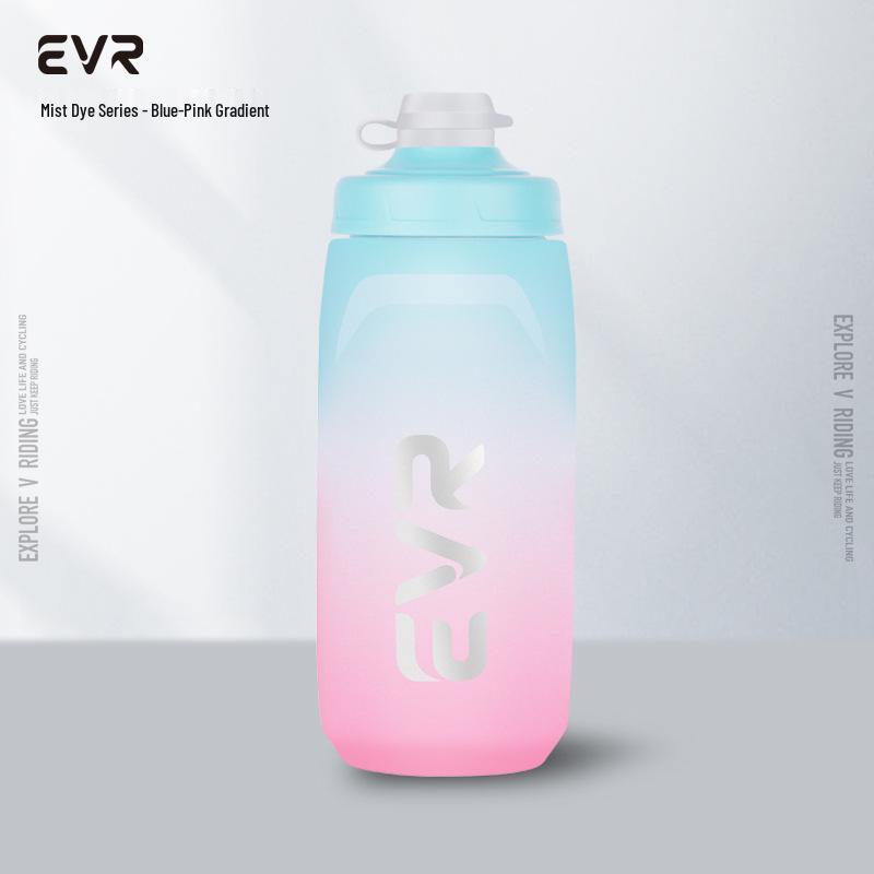 EVR Colorful Lightweight Plastic Cycling Water Bottle for Mountain & Road Bikes