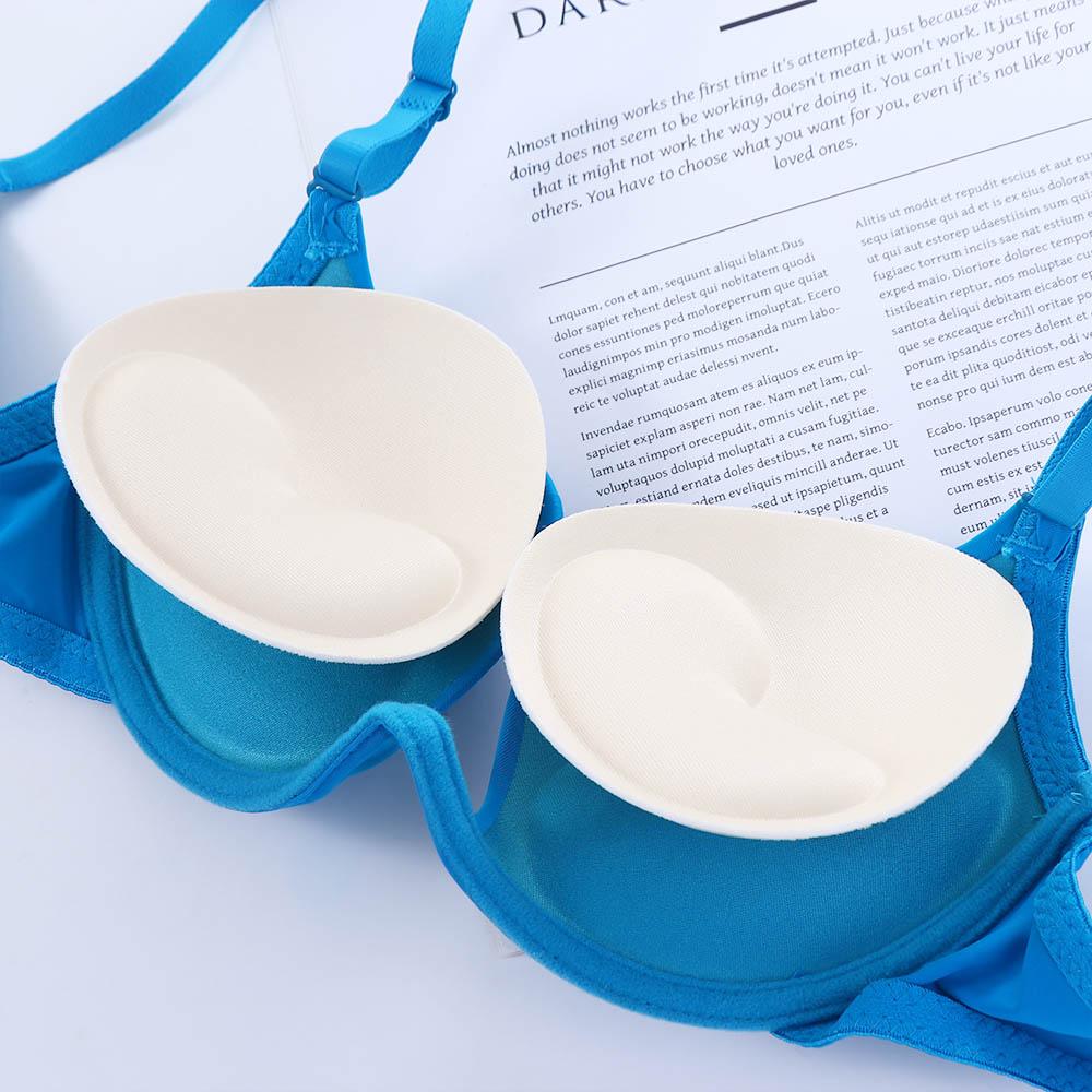 Heart Enhancer Inserts Cups Sponge Pad Women Chest Cups Inserts Chest Breast Bra Thicker Chest Pads