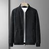 Spring Autumn Men Outdoor Fishing Casual Windproof Breathable Warm Jacket Fashionable Simple Natural Solid Color Versatile Coat