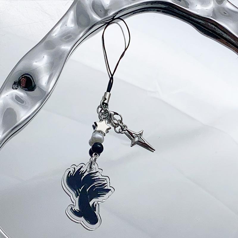 

Модный брелок для ключей с рыбой и крестом, телефон, шнурок, защита от потери, портативный брелок, съемные цепочки для телефона, аксессуары для украшения рюкзака 2