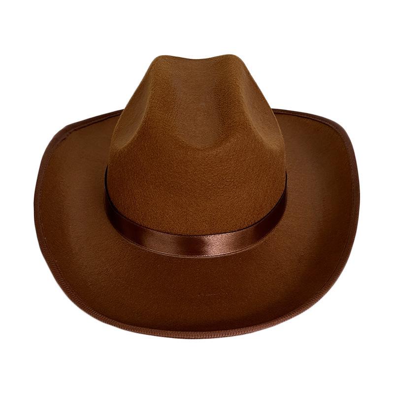 Pearlescent Iridescent LED Light-Up Cowboy Hat for Halloween Party