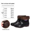 Men's Waterproof High Tube Rain Boots - Non-Slip Rubber Construction Boots