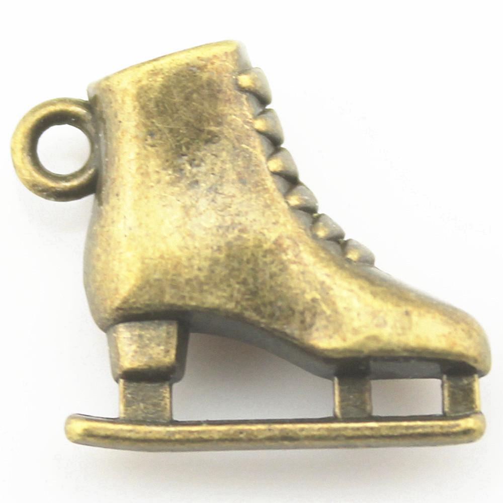 Cowboy Boot Charms Multi Color Alloy Pendants For Western Themed DIY Jewelry